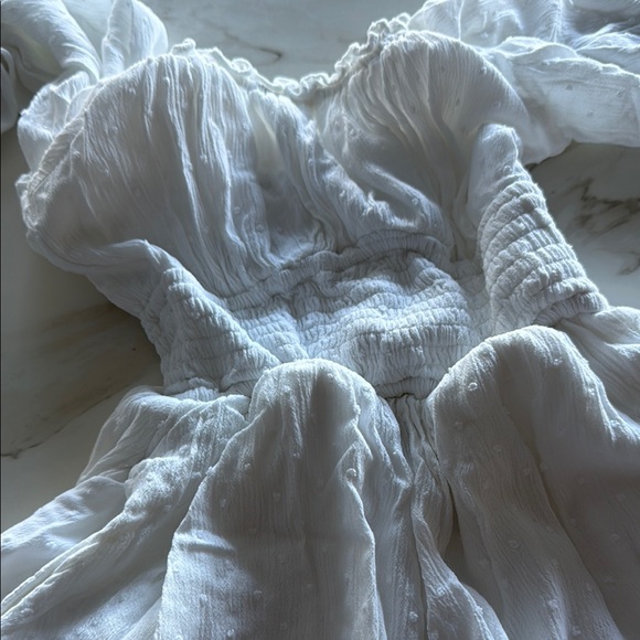 White Long Sleeve Romper - hollister - Picture 3 of 6